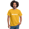 Männer T-Shirt: Fick Dich (#fickdich) - Gelb