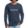 Männer Premium Langarmshirt: Persönlichkeit (#persönlichkeit) - Navy