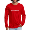 Männer Premium Langarmshirt: Persönlichkeit (#persönlichkeit) - Rot