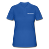 Frauen Poloshirt: Persönlichkeit (#persönlichkeit) - Royalblau