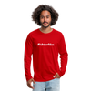 Männer Premium Langarmshirt: Ich darf das (#ichdarfdas) - Rot