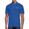 Männer Poloshirt: Ich hasse Menschen (#ichhassemenschen) - Royalblau