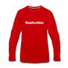 Männer Premium Langarmshirt: Und Tschüss (#undtschüss) - Rot