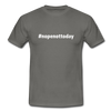 Männer T-Shirt: Nope, not today (#nopenottoday) - Graphit
