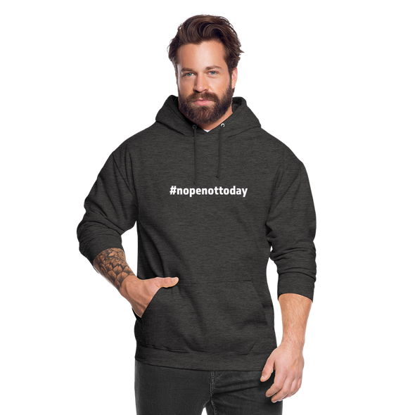 Unisex Hoodie: Nope, not today (#nopenottoday) - Anthrazit