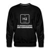 Männer Premium Pullover: Hä – Das universelle Element der Verwirrung - Schwarz