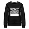 Frauen Premium Pullover: The best antivirus software - Schwarz