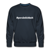 Männer Premium Pullover: Persönlichkeit (#persönlichkeit) - Navy