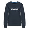 Frauen Premium Pullover: Fick Dich (#fickdich) - Navy
