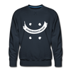 Männer Premium Pullover: Schrödinger´s smiley - Navy