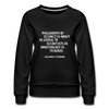 Frauen Premium Pullover: Philosophy of science is about as useful … - Schwarz