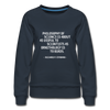 Frauen Premium Pullover: Philosophy of science is about as useful … - Navy