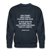 Männer Premium Pullover: Don’t worry about people stealing your ideas … - Navy
