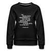Frauen Premium Pullover: The trouble with programmers is that … - Schwarz