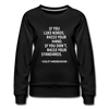 Frauen Premium Pullover: If you like nerds, raise your hand. If you don’t … - Schwarz