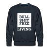 Männer Premium Pullover: Bullshit-free living - Navy