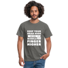 Männer T-Shirt: Keep your head high and your … - Graphit