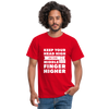 Männer T-Shirt: Keep your head high and your … - Rot