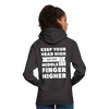 Unisex Hoodie: Keep your head high and your … - Anthrazit