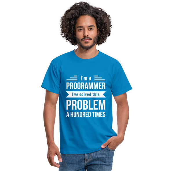 Männer T-Shirt: I´m a programmer. I´ve solved this … - Royalblau