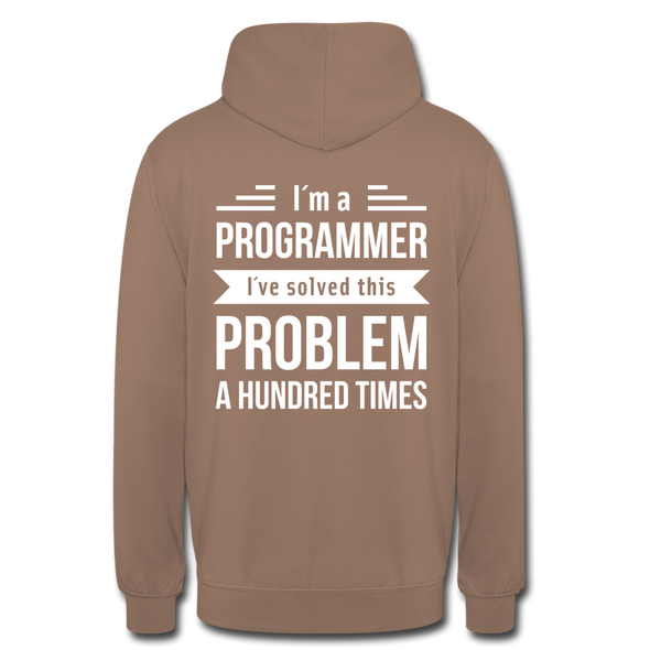 Unisex Hoodie: I´m a programmer. I´ve solved this … - Mokka