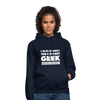 Unisex Hoodie: I´m probably the coolest geek … - Navy