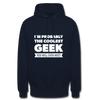 Unisex Hoodie: I´m probably the coolest geek … - Navy