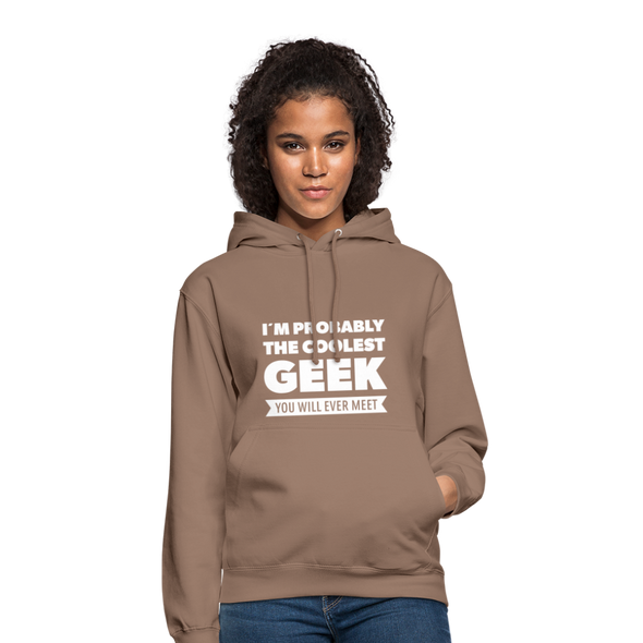 Unisex Hoodie: I´m probably the coolest geek … - Mokka