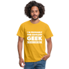 Männer T-Shirt: I´m probably the coolest geek … - Gelb