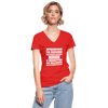 Frauen-T-Shirt mit V-Ausschnitt: Spending 10 hours on debugging … - Rot