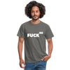 Männer T-Shirt: Fuck off - Graphit