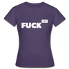 Frauen T-Shirt: Fuck off - Dunkellila